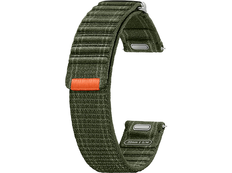 Correa | Samsung Fabric Band, Para Samsung Galaxy Watch7, Tela y Velcro, Fácil ajuste, Talla S/M, Khaki