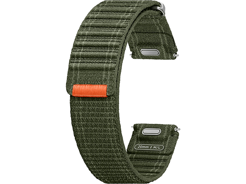 Correa | Samsung Fabric Band, Para Samsung Galaxy Watch7, Tela y Velcro, Fácil ajuste, Talla M/L, Khaki