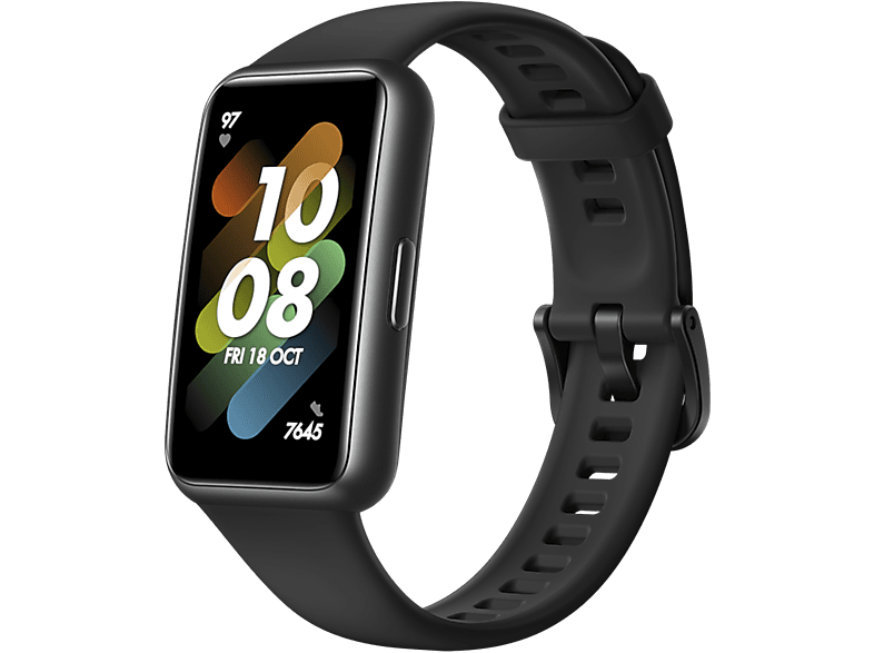 Reloj deportivo | HUAWEI Band 7, 16 mm, Carbon Fibre Reinforced Polymer (CFRP), Negro