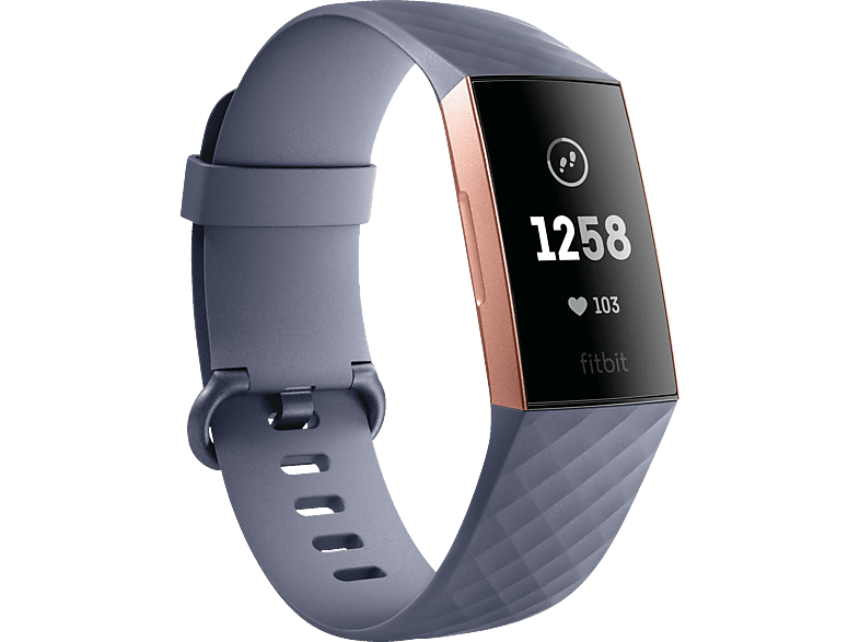 Pulsera de actividad | Fitbit Charge 3, Bluetooth, Resistente al agua 50 m, Horas de sueño