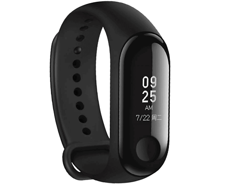 Pulsera de actividad | Xiaomi Mi Band 3, OLED, Pulsómetro, Sensor frecuencia cardíaca, Negro