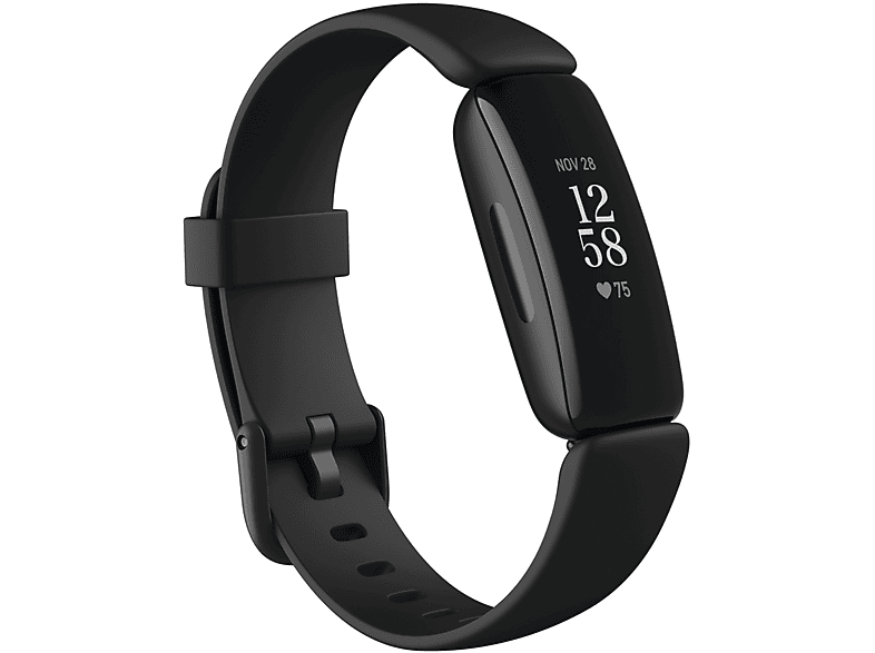 Pulsera de actividad | Fitbit Inspire 2, Negro, Frecuencia Cardiaca 24/7, 10 días batería