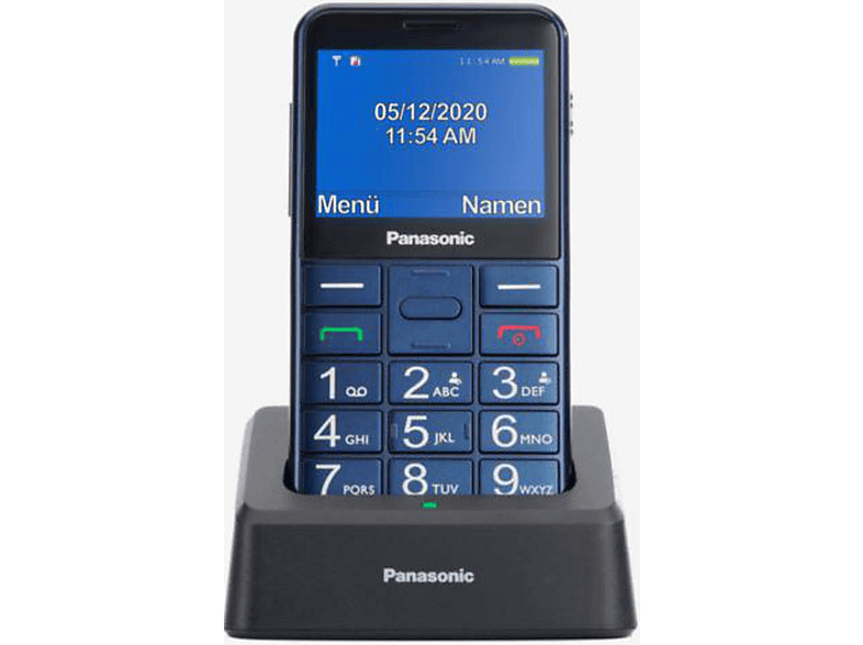 Telefonos Básicos | PANASONIC Teléfono Móvil para Personas Mayores Panasonic KX-TU155EXCN Azul, Not available, 32 MB, 1400 mAh 