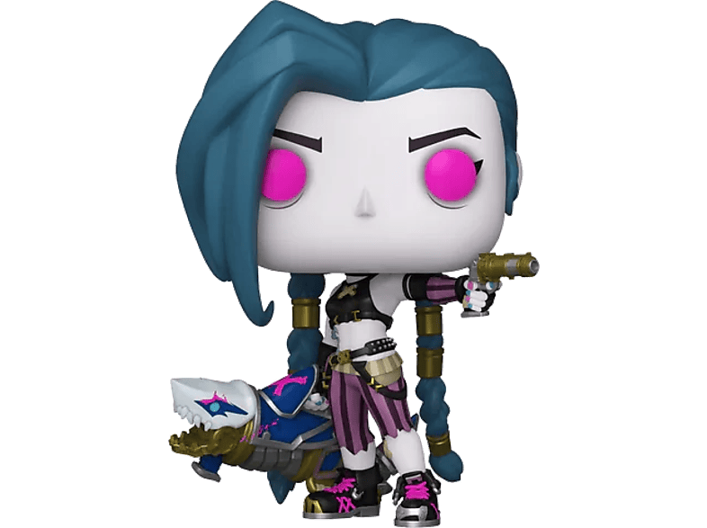 Figura Funko Pop! | Funko Pop! ARCANE League of Legends: Jinx, Vinilo, 10 cm