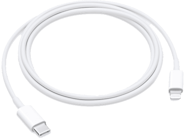 Apple Cable de USB-C a Lightning, iPhone, iPad o iPod, Thunderbolt 3 (USB-C), 1 metros, Blanco 