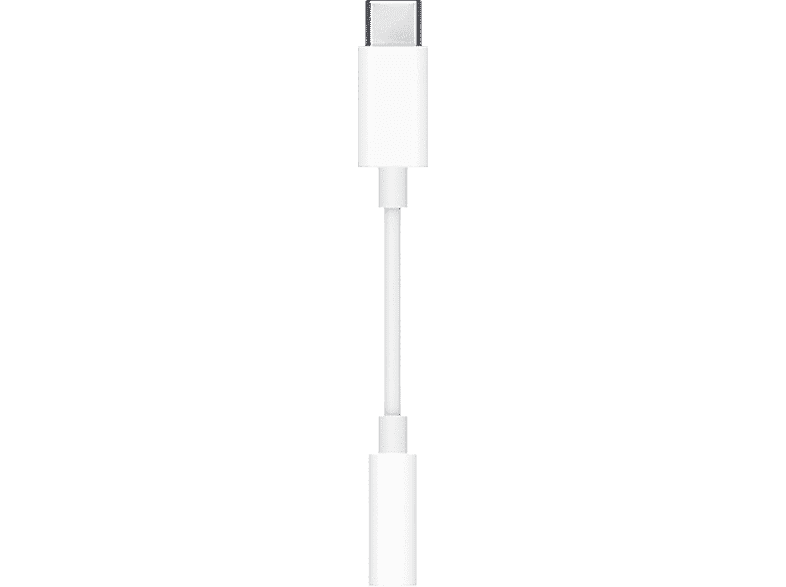 Apple Cable adaptador USB-C a 3.5 mm Jack Adapter, Blanco