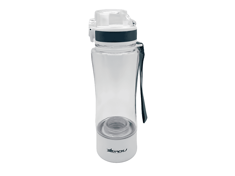 Botella | Agua Hidrogenada Portátil de 1200 a 1400 PPB con Tecnología SPE y PEM, Hidrogenador Molecular Plus 2VABU, Blanco 