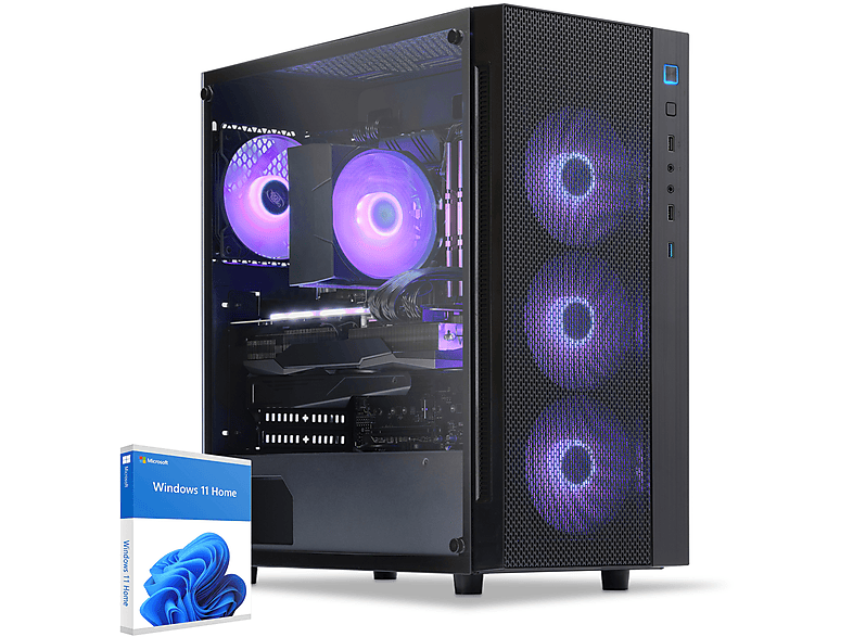 PC Gaming | SEDATECH UCCB815I1I1HF, AMD Ryzen 7 7700X 8x 4.5Ghz (max 5.4Ghz), 32 GB RAM, 2000 GB SSD, GeForce RTX™ 4070 Super™, Windows 11 (64 Bit), Negro 