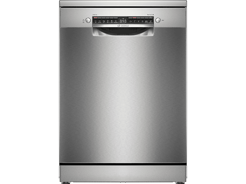 Lavavajillas libre instalación 60 cm | BOSCH Serie 4 SMS4HTI00E, 13 servicios, 6 programas, 600 mm, Prateado