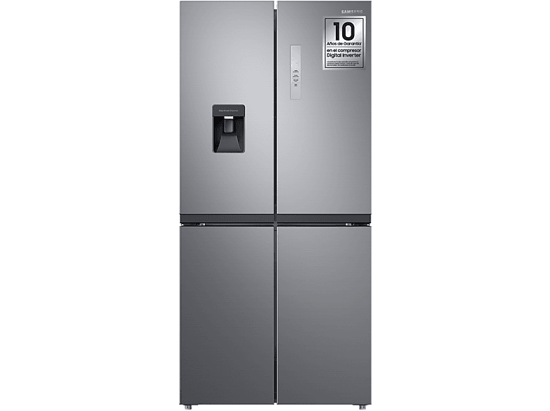 Frigorífico americano | Samsung RF48A401EM9/EF, Twin Cooling Plus, 179.3 cm, 488 l, Dispensador de agua, Twist Ice maker, Inox