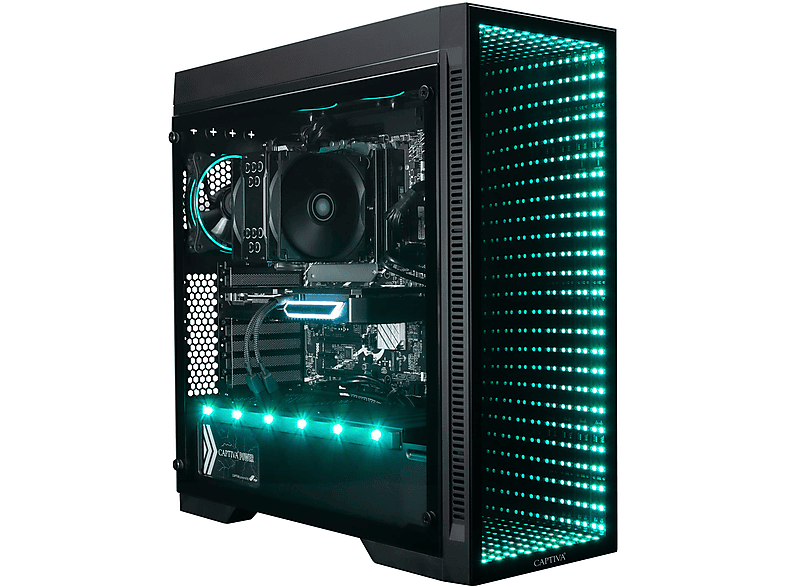 PC gaming | CAPTIVA Advanced Gaming R83-154, AMD Ryzen 9 5900X, 12 Núcleos, 32 GB RAM, 1 TB SSD, GeForce RTX™ 4060 Ti, Windows 11 Home (64 Bit), Negro 