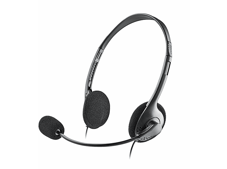 Auriculares de oficina | NGS MS103MAX, Circumaurales, Negro