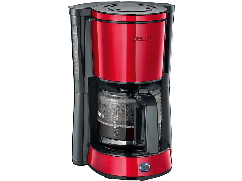 Cafetera de goteo | SEVERIN KA 4817, 1,000 W, 1 l, 10 tazas, metalico 