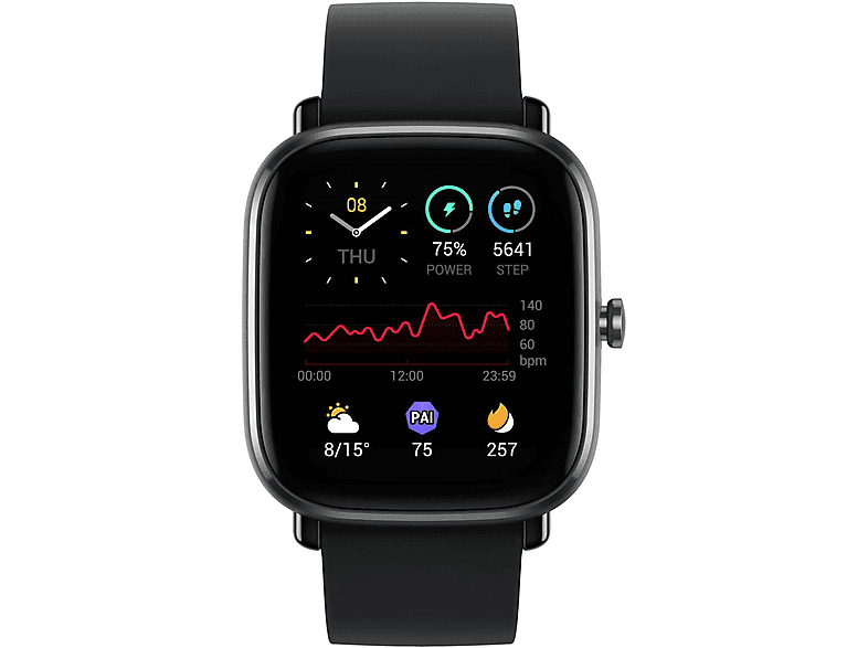 Smartwatch | AMAZFIT GTS 2 mini, Aluminio, NEGRO