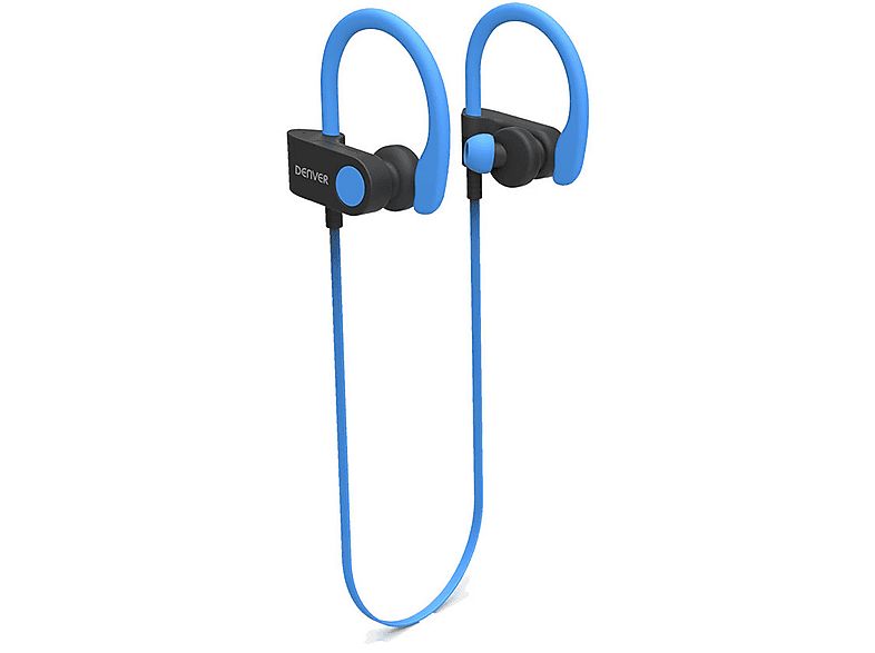 Auricular | Denver BTE-110 Grey Auriculares Deportivos Bluetooth, Microfono; Batería Más de 3 Horas DENVER, Banda para el cuello, Negro 