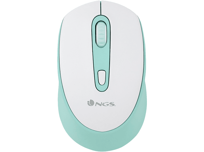 Ratón inalámbrico | NGS NGS-MOUSE-1117, Inalámbrico, 2400 ppp, Verde