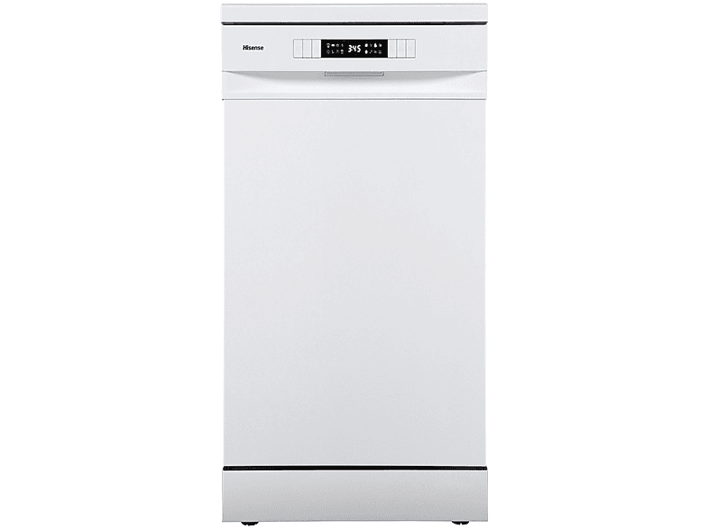 Lavavajillas libre instalación 45 cm | HISENSE HS522E10W, 9 servicios, 6 programas, 448 mm, Blanco 