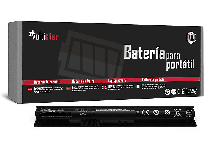 Batería para portátil | VOLTISTAR BATERÍA PARA PORTÁTIL HP PROBOOK 450 450 G3 455 455 G3 470 470 G3 RI04 RIO4 