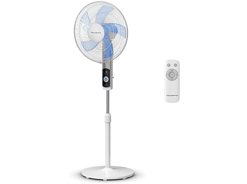 Ventilador de pie | ROWENTA VU5690F0, 34 W, 12 velocidades, Blanco 