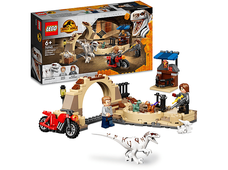 Juego de construcción | LEGO Jurassic World Dinosaurio Atrociraptor: Mota Chase (76943) LEGO, A partir de 6 años, LEGO Jurassic World 