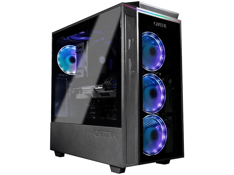 PC gaming | CAPTIVA Advanced Gaming I67-554, Intel Core i5 12400F, 6 Núcleos, 16 GB RAM, 1 TB SSD, GeForce RTX™ 3050, Sin sistema operativo, Sin sistema operativo, Negro 