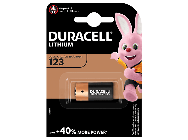 Pila | DURACELL Pila fotgráfica Duracell M3 CR123 1er Blister 