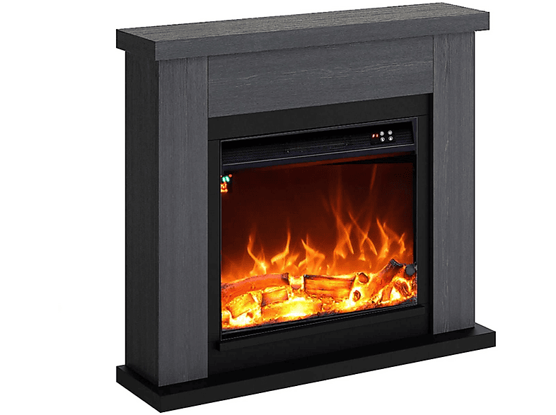 Chimenea eléctrica  FUEGO FUEGO-PAOLO-GRIS 1500 W  Gris 