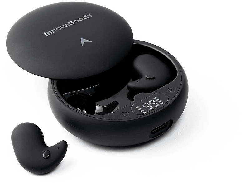 Auriculares True Wireless | 6918 INNOVAGOODS, Intraurales, Negro 