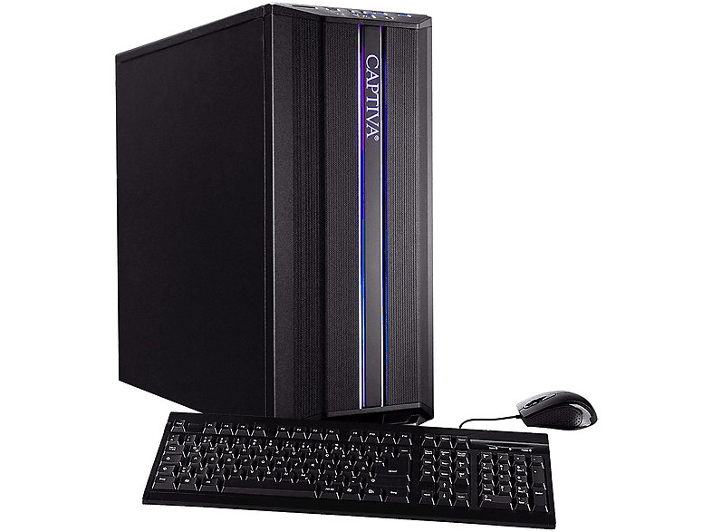 PC Gaming  CAPTIVA Advanced Gaming R69-325 AMD Ryzen 5 5500 16 GB RAM 1 TB SSD GeForce RTX™ 3050 FreeDOS (Sin sistema operativo) Sin sistema operativo Negro 