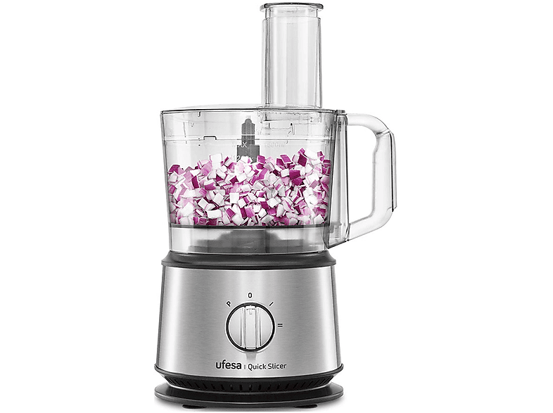 Procesador de alimentos | UFESA Quick Slicer, 400 W, Plata 