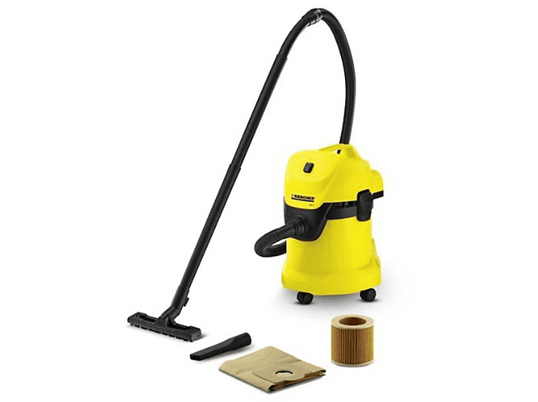 Aspirador con bolsa  KÄRCHER WD 3 0 W 17 l Amarillo