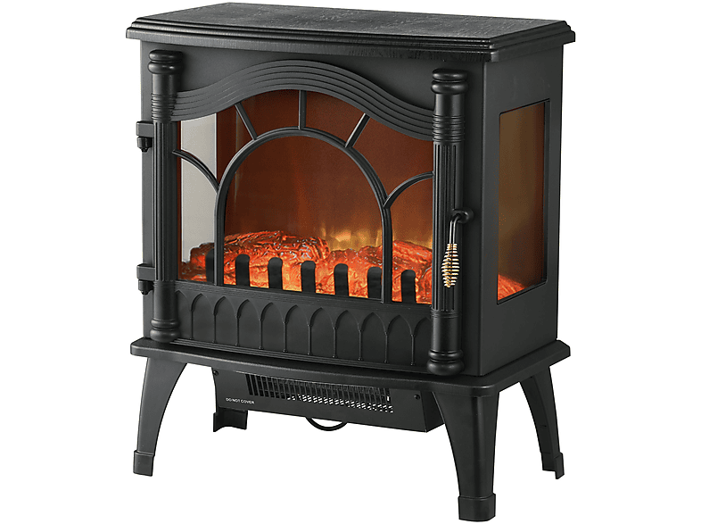 Chimenea eléctrica  HOMCOM 820-355V90BK 2000 W Negro