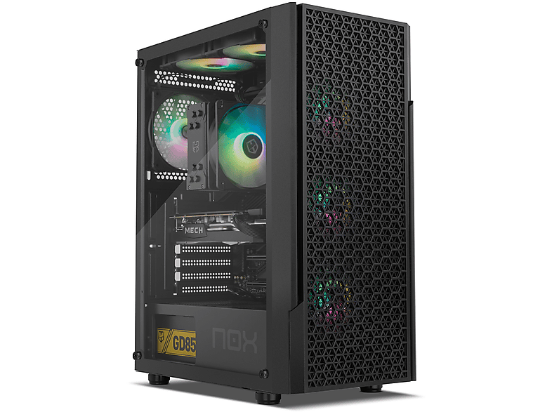 PC Gaming | MEGAMANIA Gavia, Intel Core i5 11400F 6 Cores up to 4.4Ghz Turbo, 32 GB RAM, 2 TB SSD, GeForce RTX™ 3060, Windows, Negro