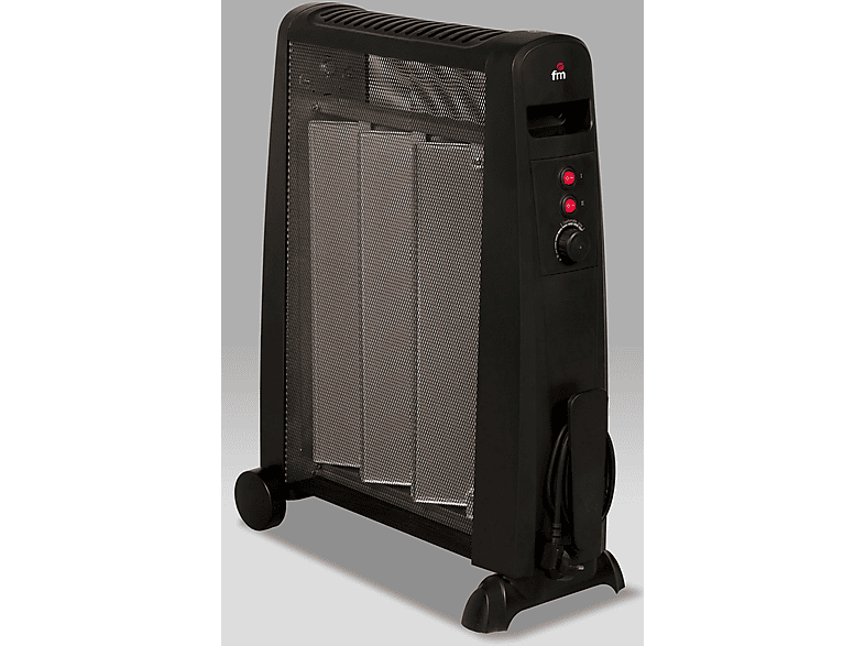 Radiador  FM CALEFACCIÓN RM-15 1500 W 3 niveles niveles de calor Negro 