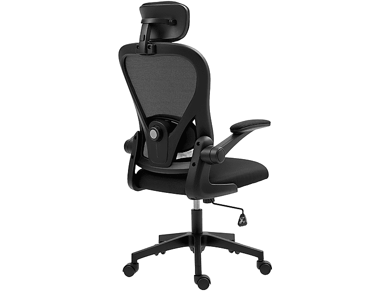 Silla de Oficina  921-796V01BK HOMCOM Negro