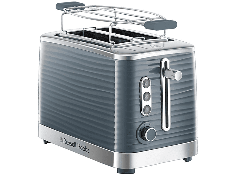 Tostadora  RUSSELL HOBBS 24373-56 1050 W 2 ranuras 2 rebanadas 5 niveles tostado Gris 