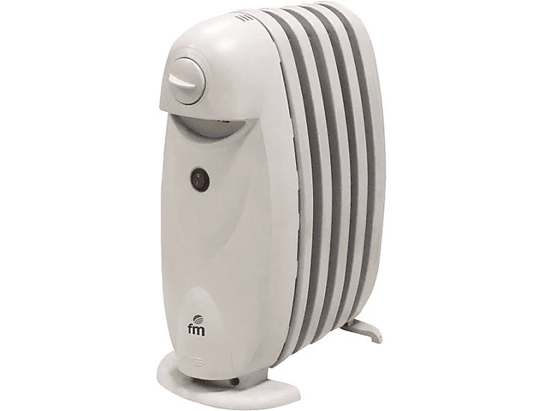 Radiador de aceite | FM CALEFACCIÓN R5-Mini, 500 W, 1 niveles niveles de calor, 5 elementos, Blanco 