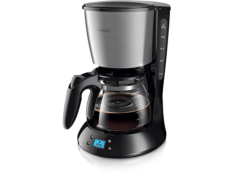 Cafetera de goteo  PHILIPS Daily Collection HD7459/20 1000 W 15 tazas Negro Metálico 