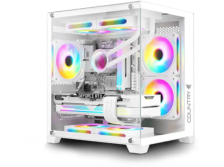 Pc Gaming  PC RACING INTEL I7 ORDENADOR SOBREMESA Intel Core i7-12700KF 32 GB RAM 2 TB SSD GeForce RTX™ 4070 Super™ Windows 11 Pro (64 Bit) Blanco 