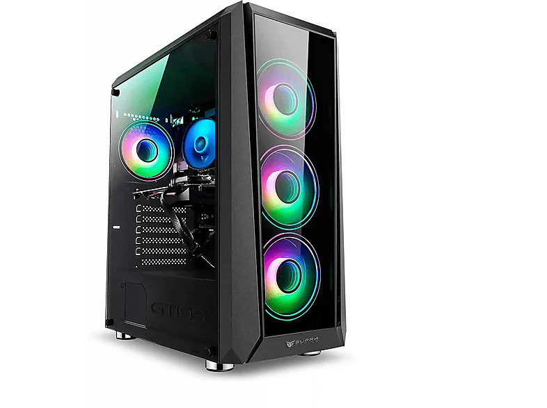 PC Gaming  PC RACING RYZEN 5 AMD Ryzen™ 5 5600G 16 GB RAM 512 GB SSD Radeon™ RX 7600 Windows 11 Pro (64 Bit) WINDOWS 11 HOME Negro