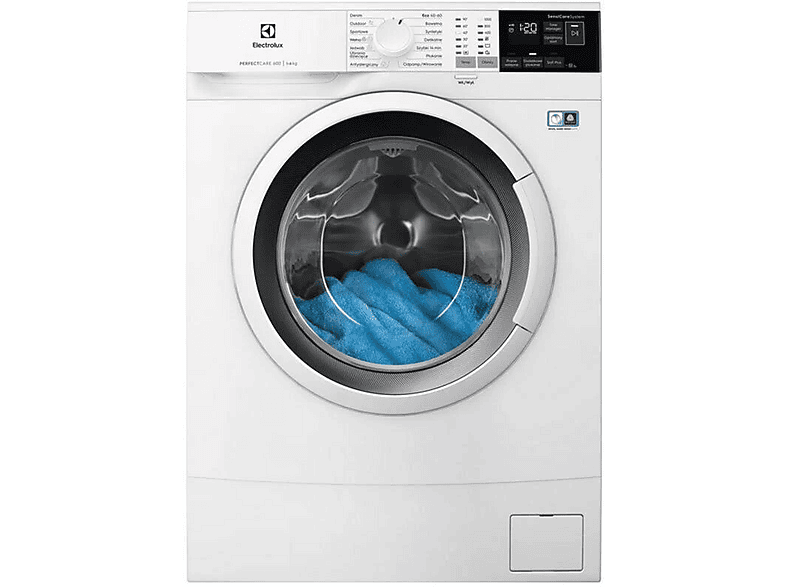 Lavadora carga frontal  ELECTROLUX EW6SN406WP 6 kg Blanco