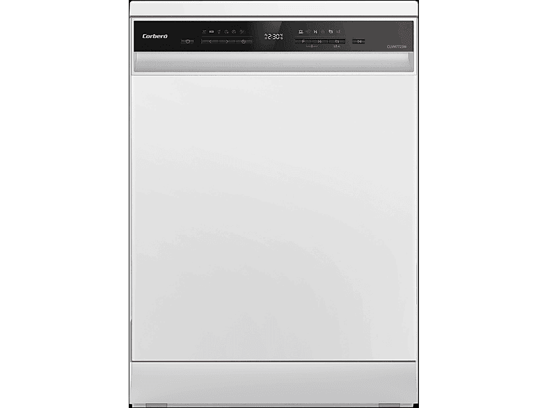 Lavavajillas libre instalación 60 cm  CORBERO CLVM7723W 14 servicios 7 programas 598 mm Blanco 