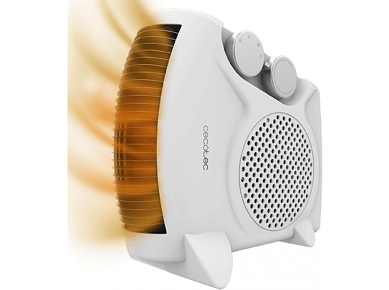 Calefactor portátil | CECOTEC ReadyWarm 2000 Max Dual White, 2000 W, 3 niveles de calor, White 