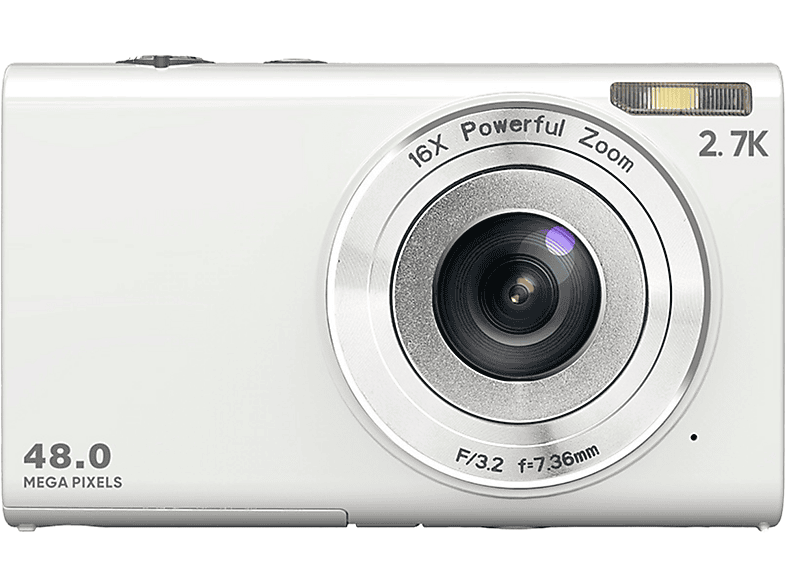 Cámara digital  KINSI DC402 2,88 pulg. 48 megapixel Blanco 