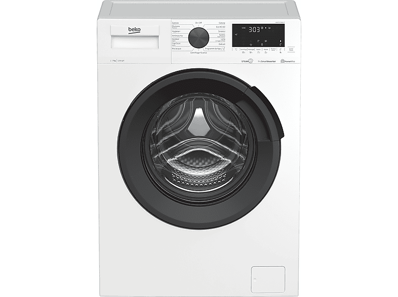 Lavadora carga frontal  BEKO WUX71236AI-IT 7 kg 15 programas Blanco 