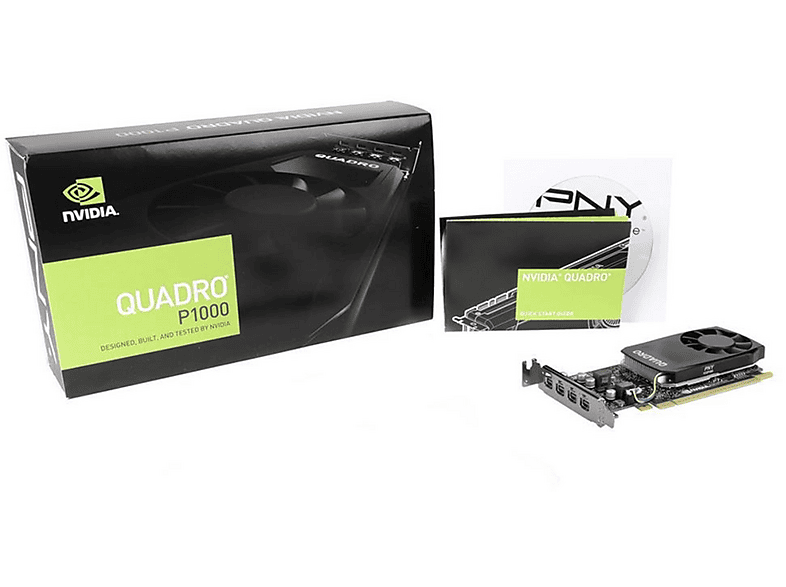 Tarjeta gráfica  PNY VCQP1000DVI-PB GDDR5 PCI Express x16 3.0 