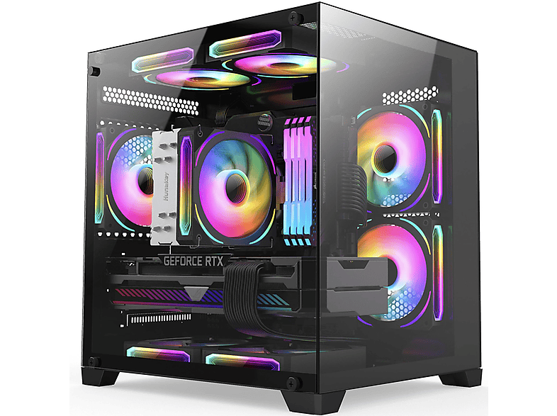 PC Gaming | PC RACING RYZEN 9 ORDENADOR SOBREMESA, AMD Ryzen™ 9 5900X, 32 GB RAM, 1 TB SSD, GeForce RTX™ 4070 Super™, Windows 11 Pro (64 Bit), WINDOWS 11 HOME, Negro 