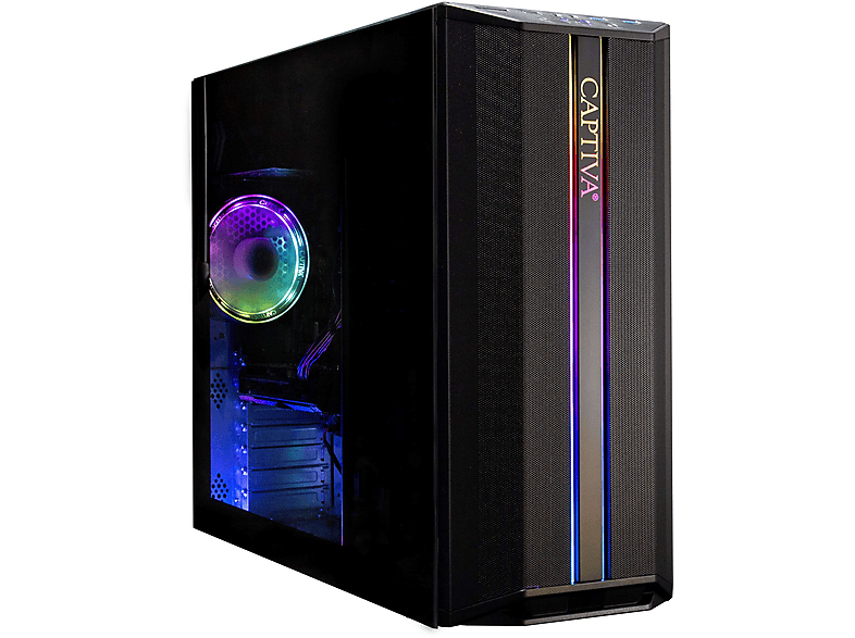 Mini PC  CAPTIVA Power Starter R78-738 AMD Ryzen 5 5600G 6 Núcleos 32 GB RAM 1 TB SSD Radeon™ Onboard Graphics Windows 11 Home (64 Bit) Negro 