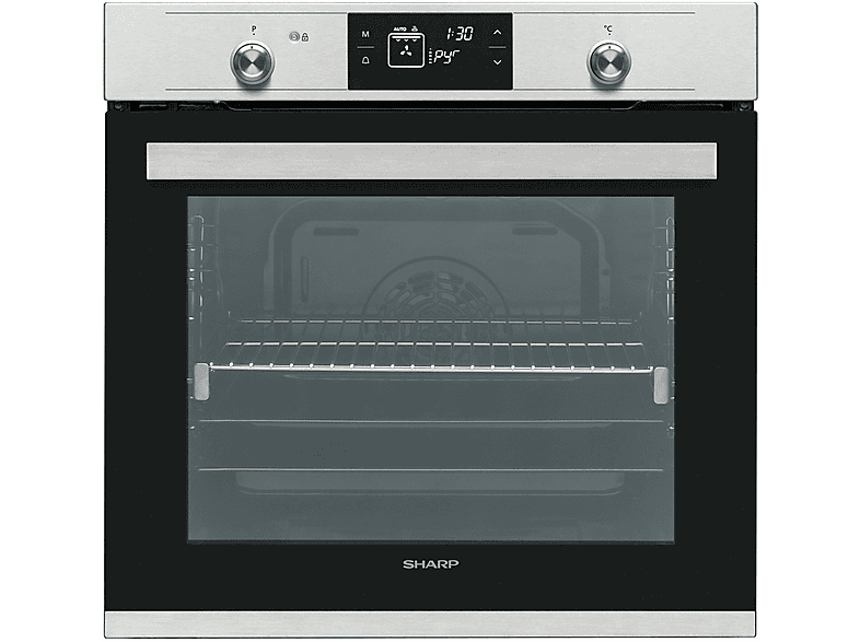 Horno multifunción  SHARP K-71V28IM2-EU Integrable Cable de corriente Pirolítico 78 l 595 mm Inox