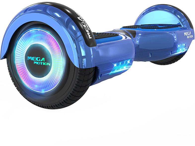 Hoverboard  A03S Hoverboards para Niños Con altavoz Bluetooth y luz LED Regalo para Niños y Adolescentes MEGA MOTION 15 km/h 4000 mAh 180 W 100 kg Azul 